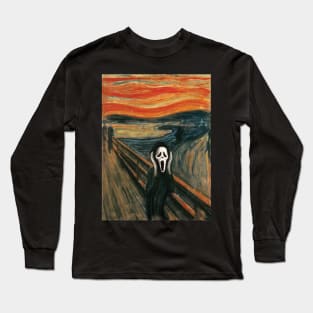 The Scream Parody Long Sleeve T-Shirt